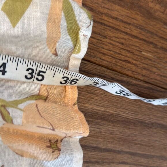 Rails NWT Valentina citrus floral tiered dress large $188 - Picture 10 of 12